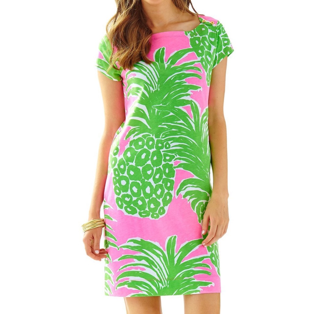 Lilly Pulitzer Loren Short Sleeve Boatneck Dress